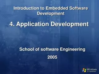 Introduction to Embedded Software Development
