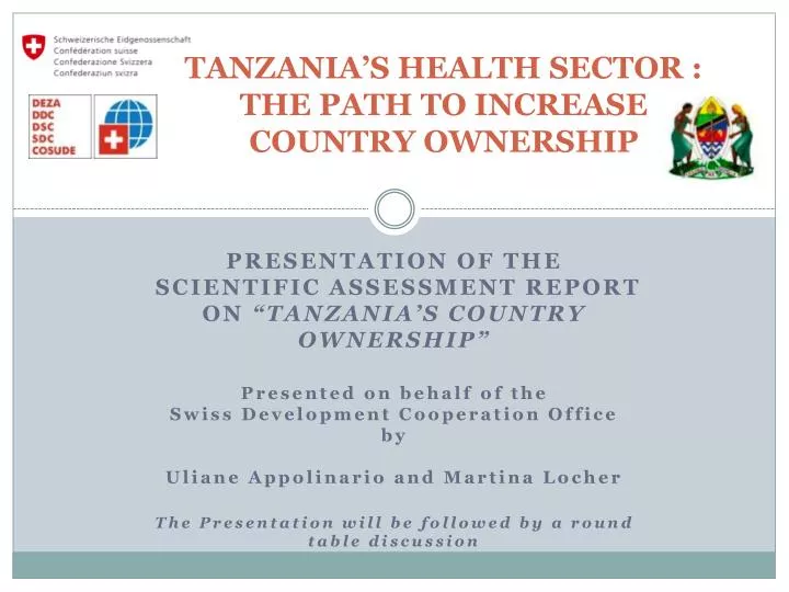tanzania s health sector the path to increase country ownership