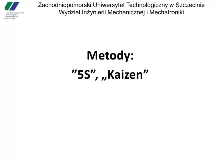 metody 5s kaizen