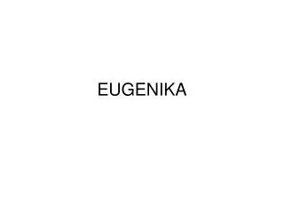 eugenika