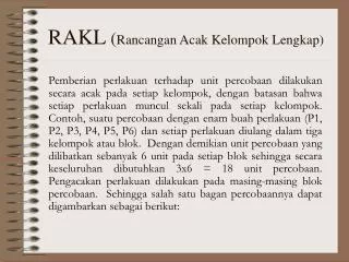 rakl rancangan acak kelompok lengkap
