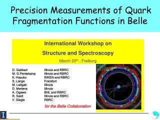 Precision Measurements of Quark Fragmentation Functions in Belle