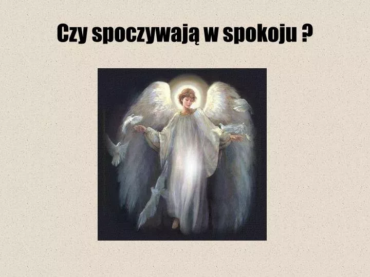 czy spoczywaj w spokoju