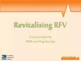 Revitalising RFV