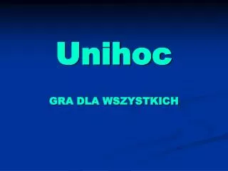 unihoc gra dla wszystkich