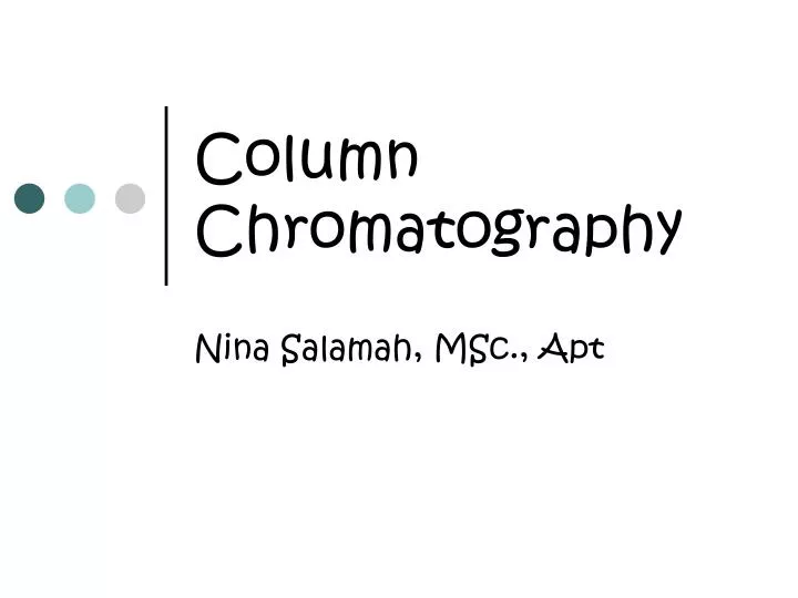 column chromatography