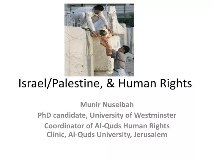 israel palestine human rights