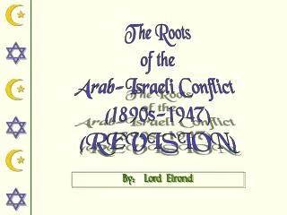 The Roots of the Arab-Israeli Conflict (1890s-1947) (REVISION)