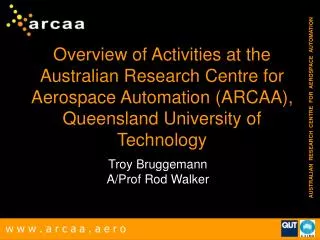 Troy Bruggemann A/Prof Rod Walker