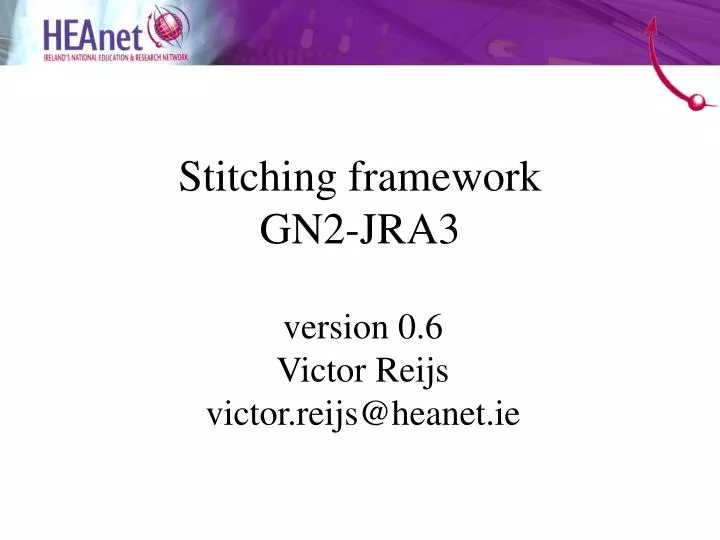 stitching framework gn2 jra3