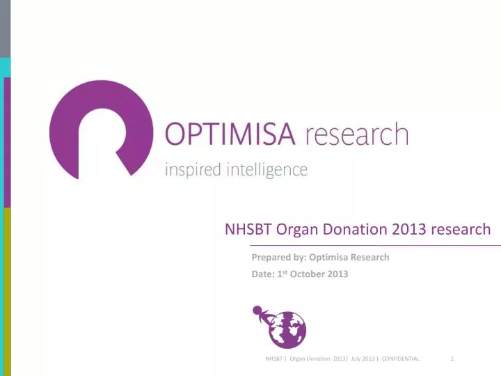 nhsbt organ donation 2013 research