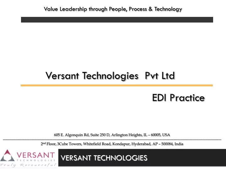 versant technologies