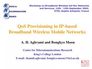 QoS Provisioning in IP-based Broadband Wireless Mobile Networks