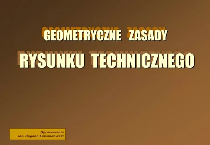 rysunku technicznego