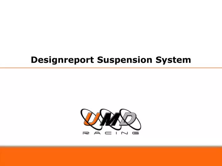 designreport suspension system