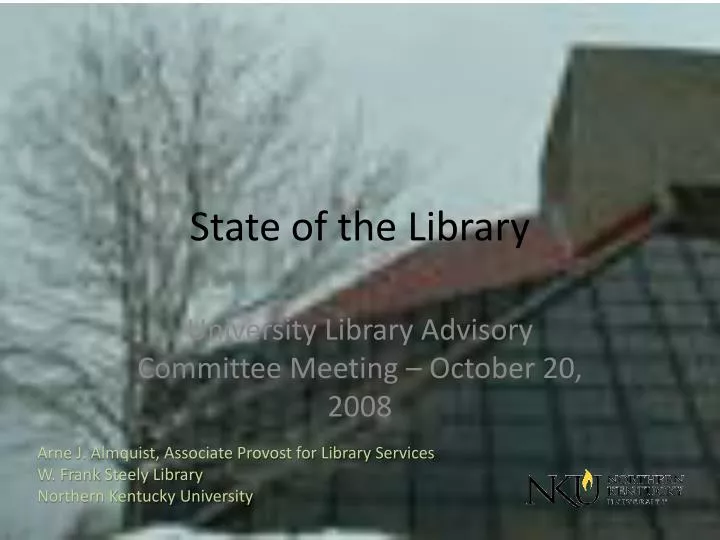 state of the library