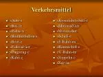 Verkehrsmittel - slide 1