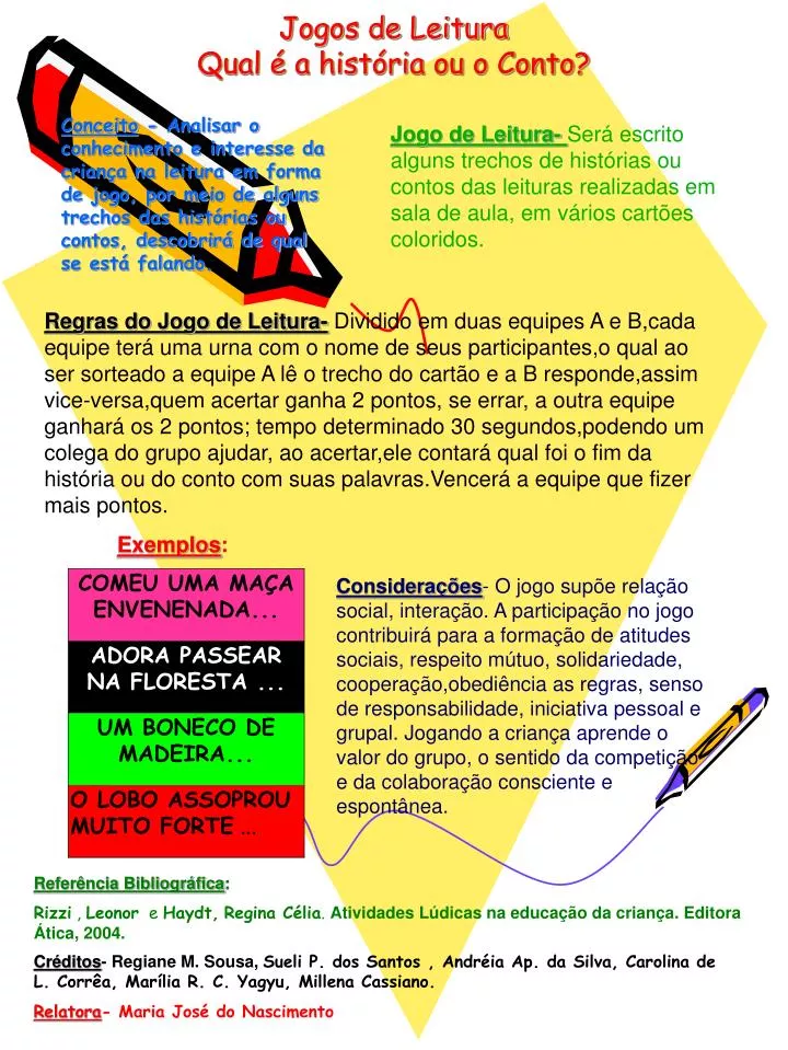 jogos de leitura qual a hist ria ou o conto