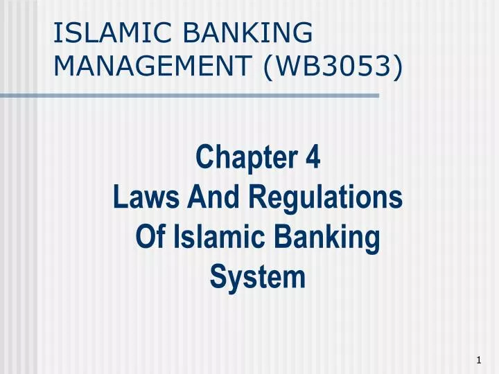 islamic banking management wb3053
