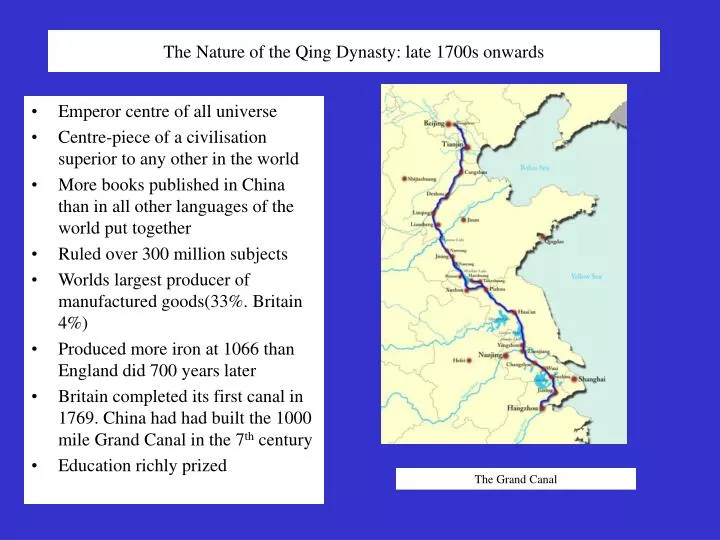 the nature of the qing dynasty late 1700s onwards
