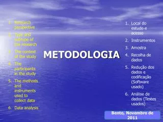 metodologia