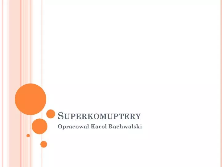 superkomuptery