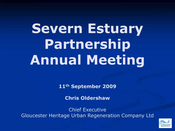 severn estuary partnership annual meeting