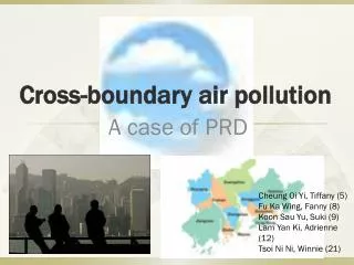 Cross-boundary air pollution