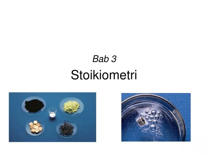 stoikiometri