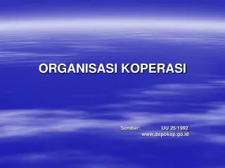 organisasi koperasi