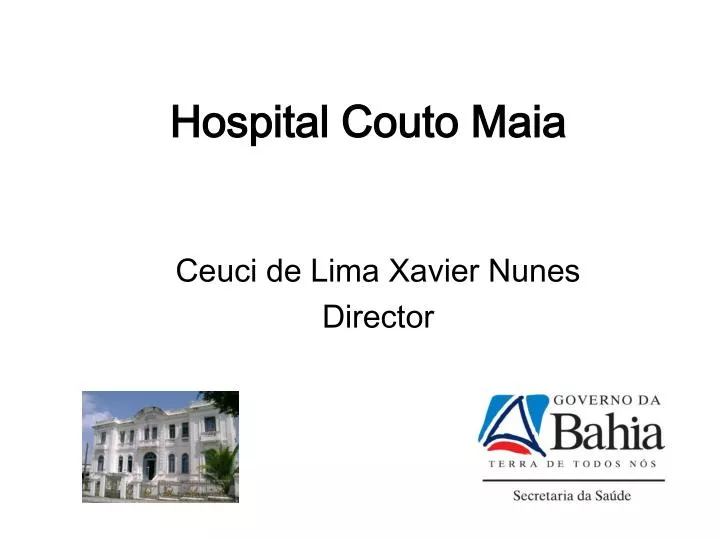 hospital couto maia