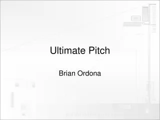 Ultimate Pitch