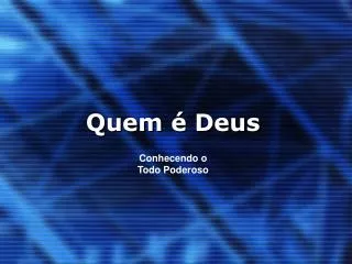 quem deus