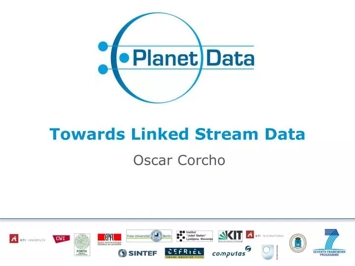 towards linked stream data