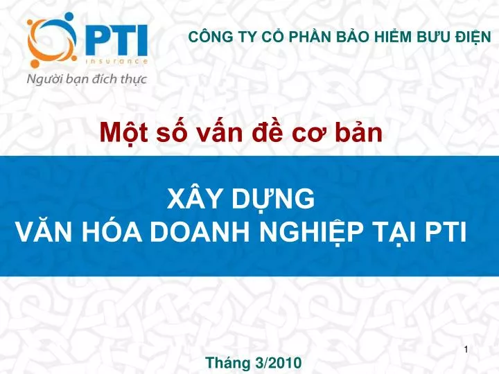 m t s v n c b n x y d ng v n h a doanh nghi p t i pti