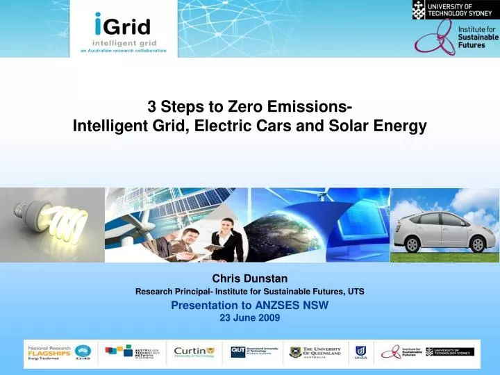 3 steps to zero emissions intelligent grid electric cars and solar energy