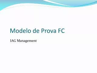 modelo de prova fc