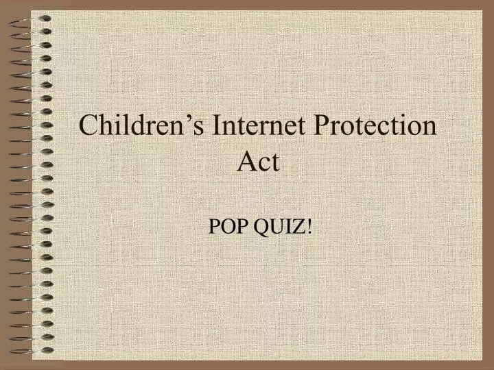 children s internet protection act