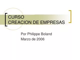curso creacion de empresas