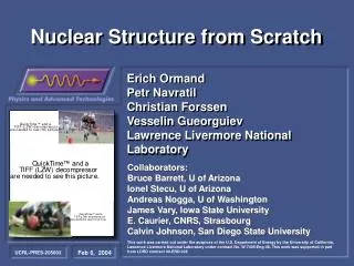 Nuclear Structure from Scratch