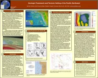 Geologic Framework and Tectonic Setting of the Pacific Northwest