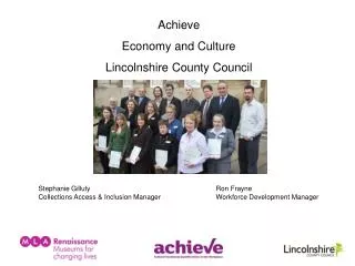 Achieve Economy and Culture Lincolnshire County Council