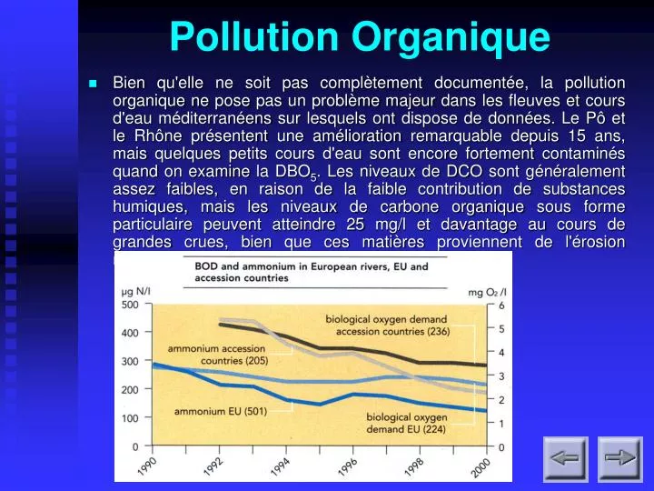 pollution organique
