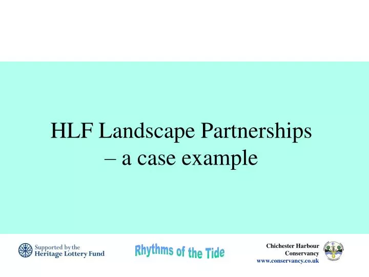 hlf landscape partnerships a case example