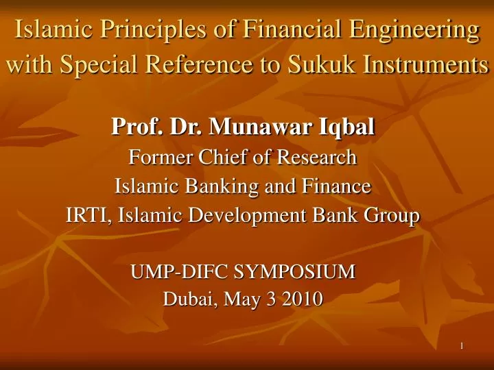 islamic principles of financial engineering with special reference to sukuk instruments