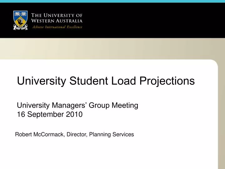 university student load projections