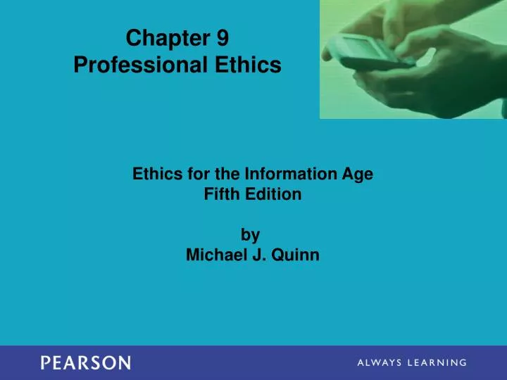 chapter 9 professional ethics