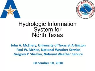 Hydrologic Information System for North Texas