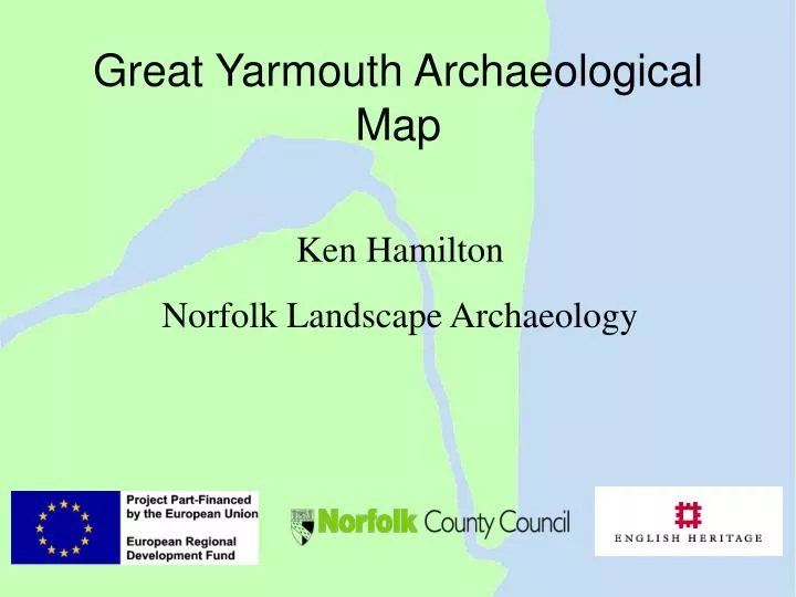 great yarmouth archaeological map