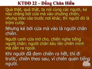 kt 22 ng ch n hi n
